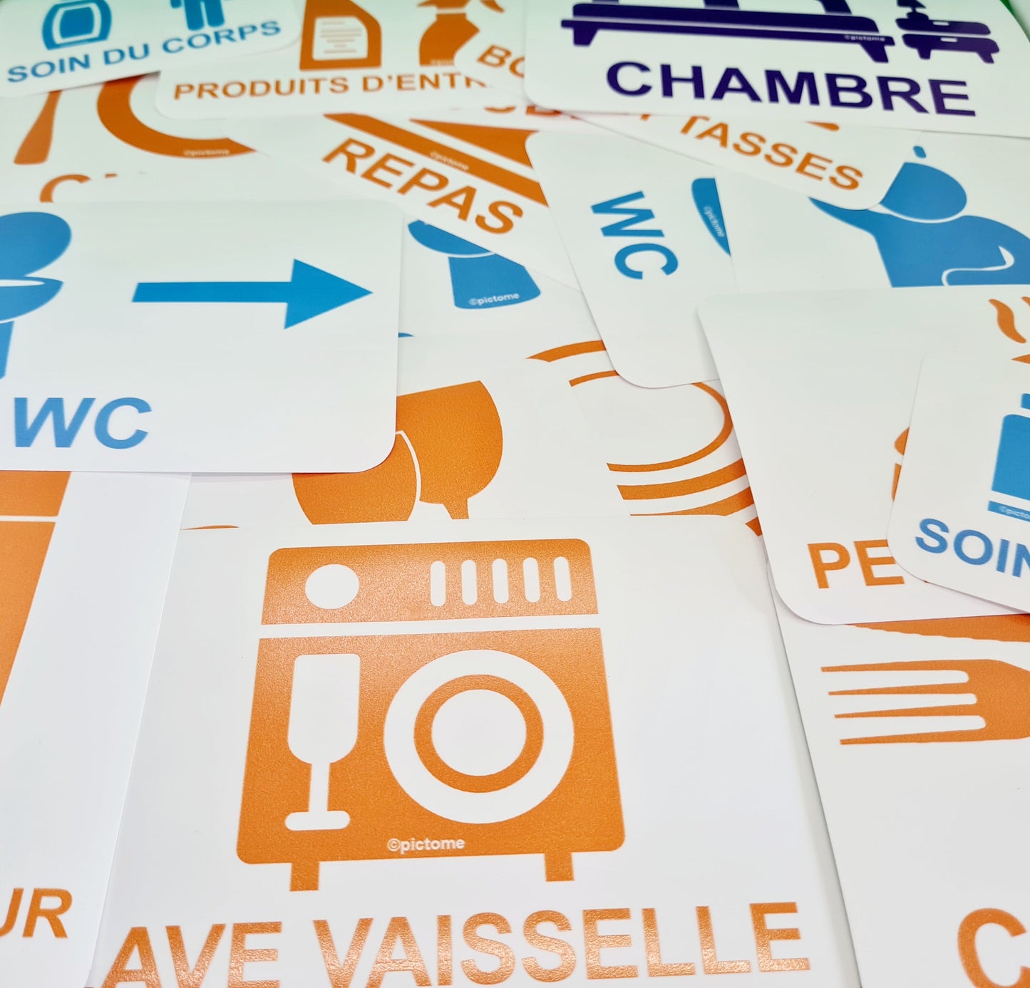 Stickers pictome en vracs pour donner une idée