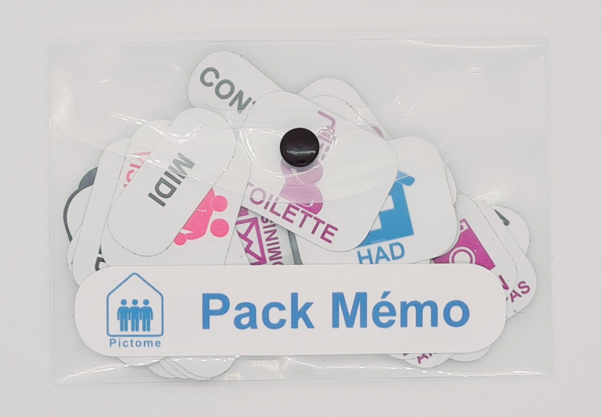 Packaging du pack mémo- l'outil de coordination des soins à domicile pour les personnes vivant avec des troubles de la mémoire